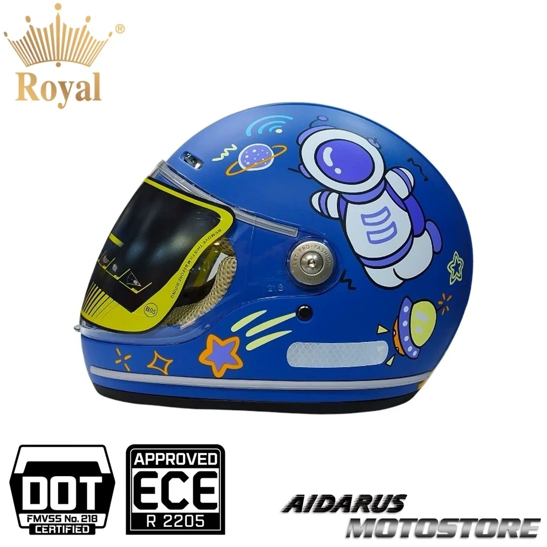 CASCO ROYAL NIÑO ASTRONAUTA MATE