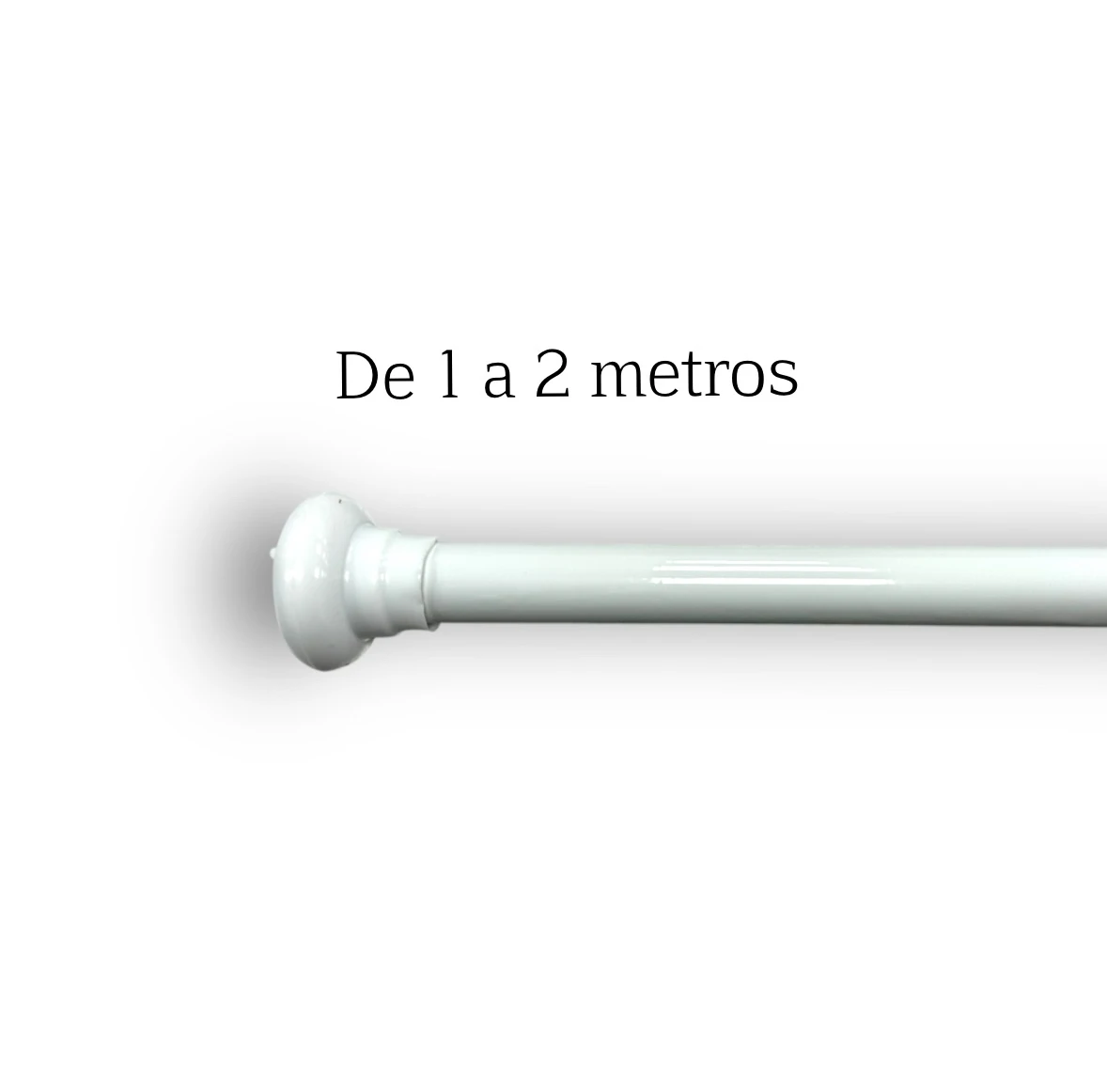 Barral blanco mini lujo para baño de 1-2 metros