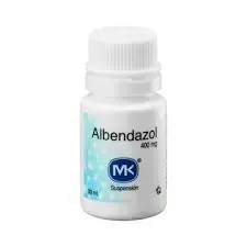 ALBENDAZOL 400 MG SUSP FCO 20 ML MK