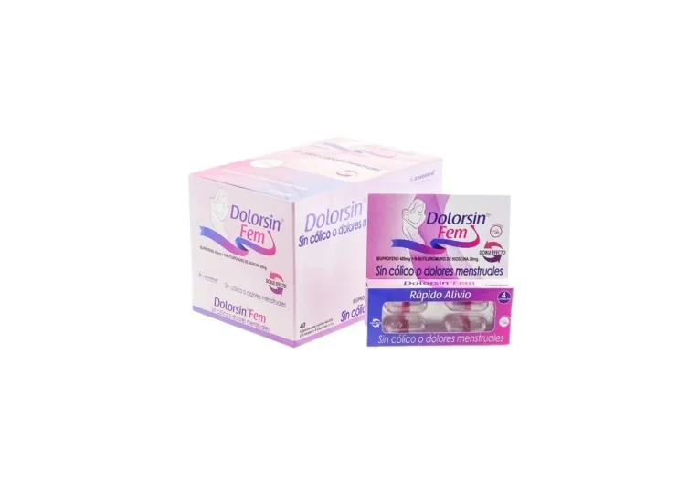 DOLORSIN FEM X 40, SOBRES X 4 CAPS