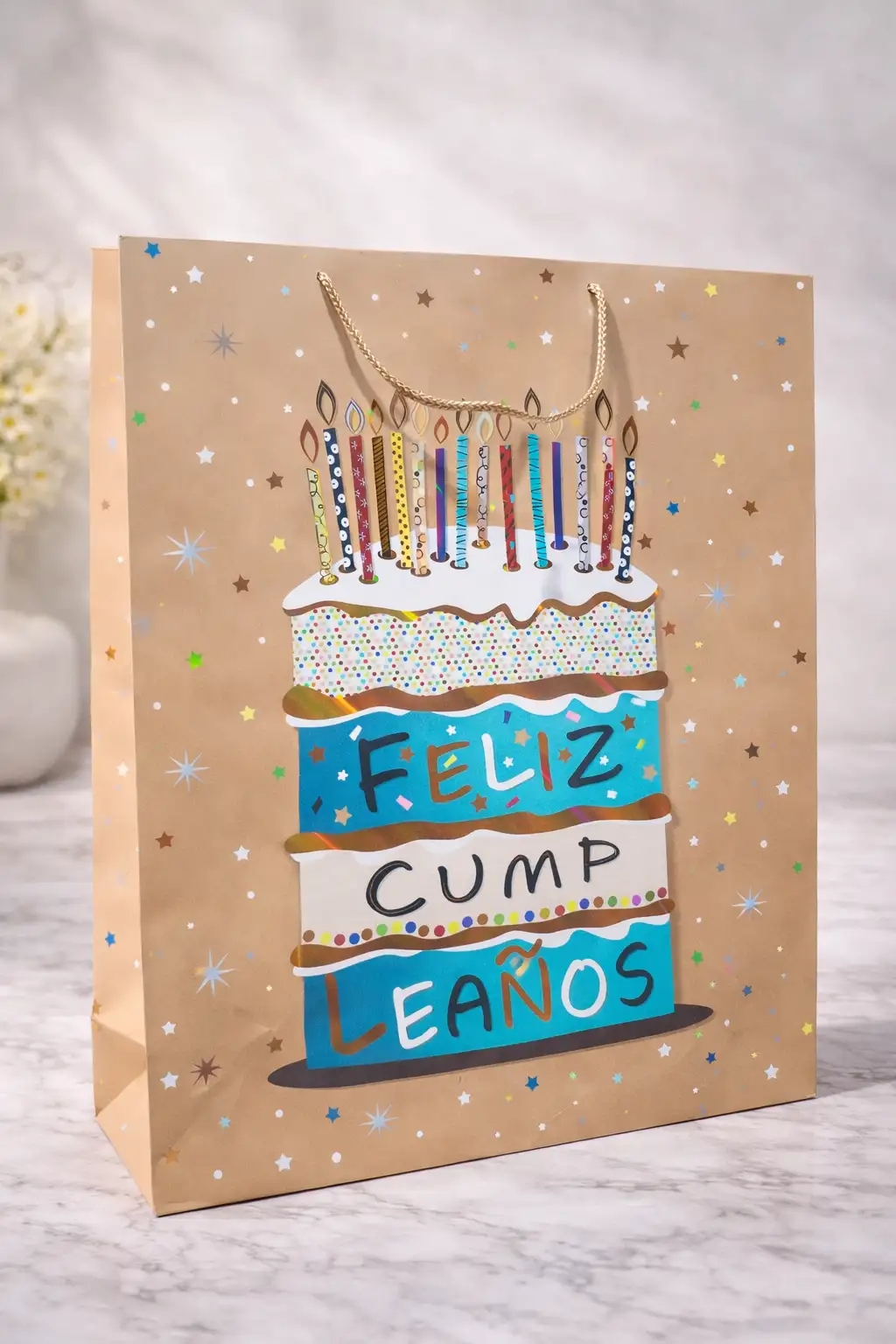 Bolsa de regalo cartón 