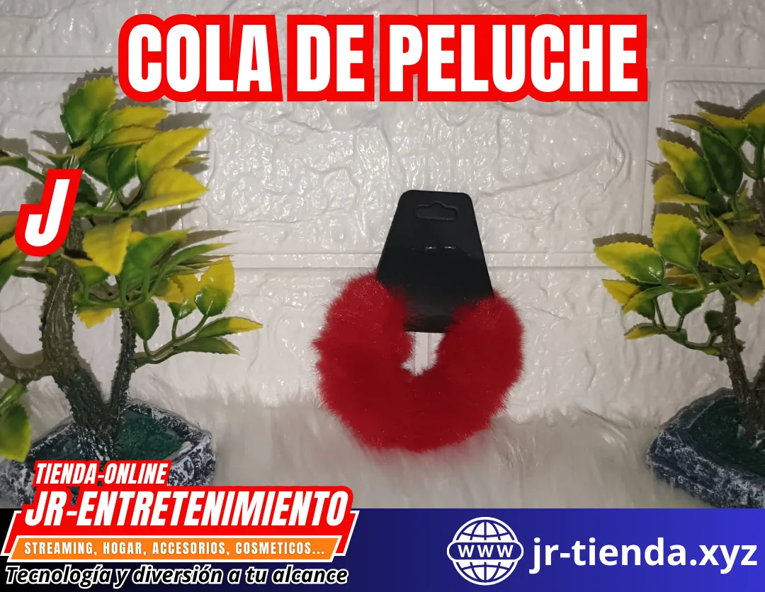 COLA DE PELUCHE DE VARIOS COLORES 5