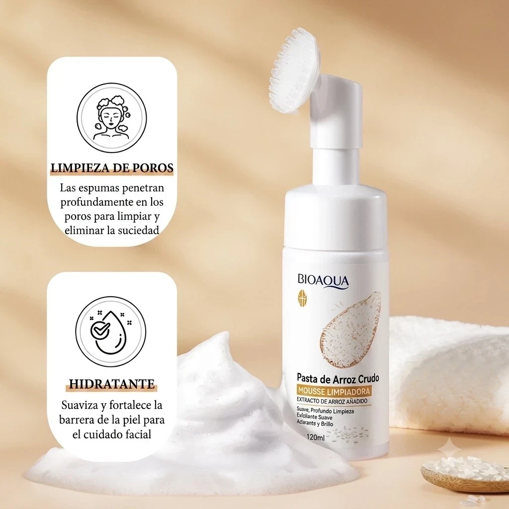 Espuma Limpiadora Facial Bioaqua