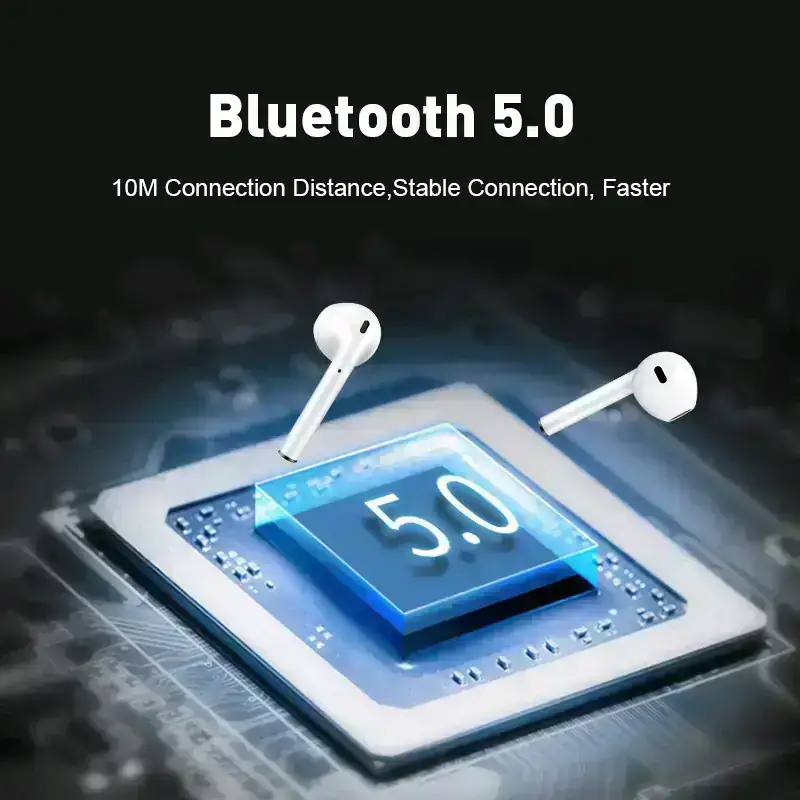 Audífonos Bluetooth inalambricos i12 + funda protectora  4