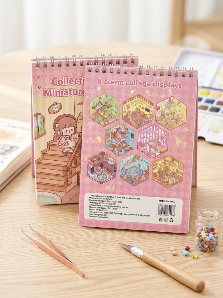 LIBRETA CON 8 ESCENARIOS (4 colores diferentes)  2