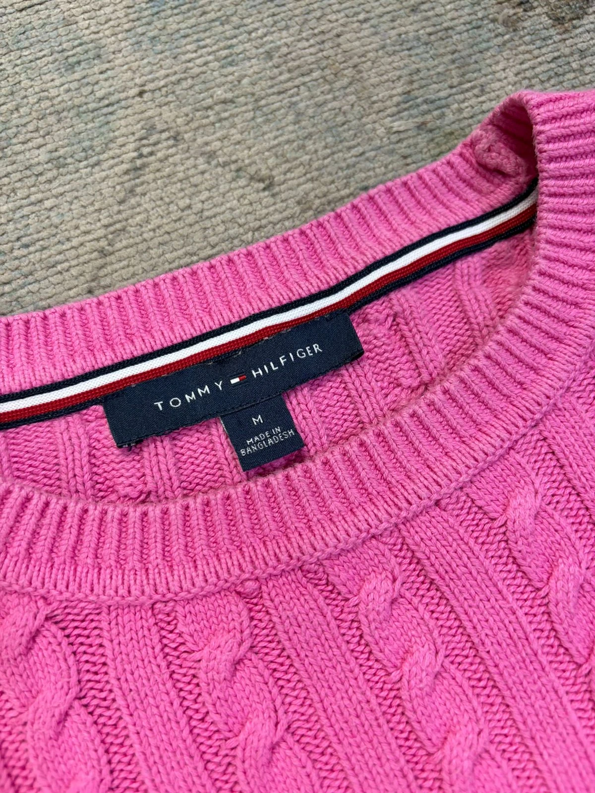 TOMMY HILFIGER CABLE-KNIT CREWNECK SWEATER 2