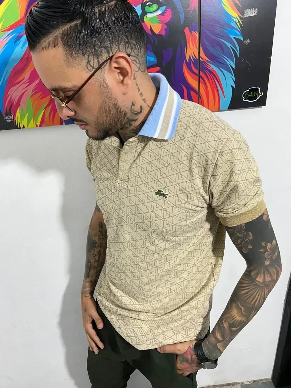 CHOMBAS PIQUE LACOSTE PREMIUM 