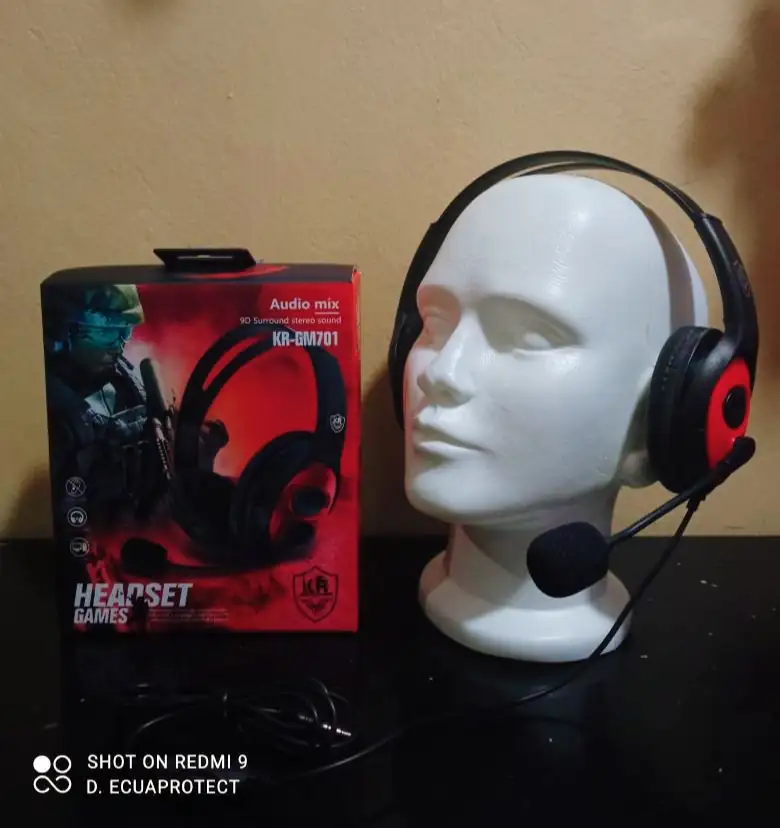 AUDIFONO GAMER ROJO 🔴🎧