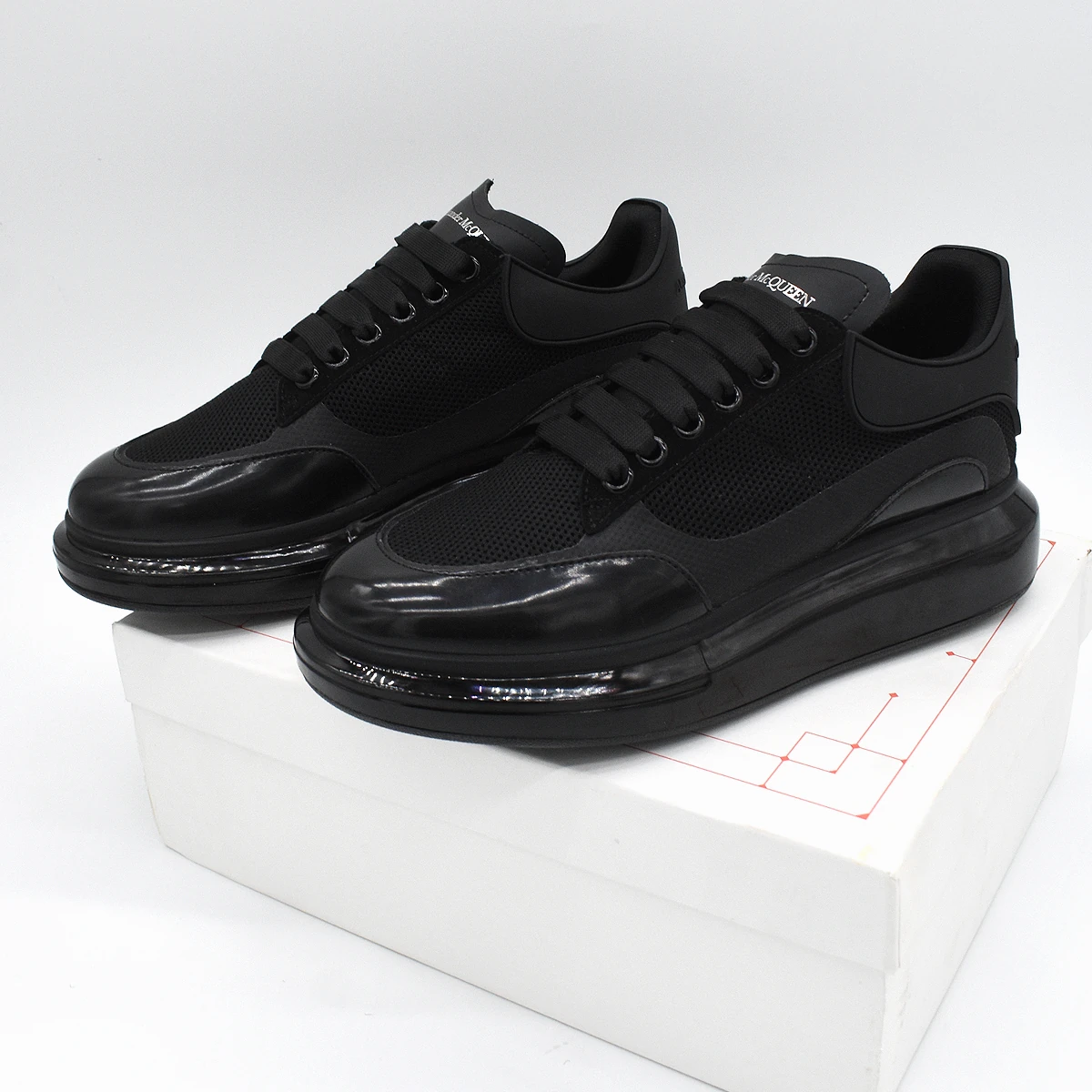 Alexander McQueen Oversized Sneaker 'Black' 4