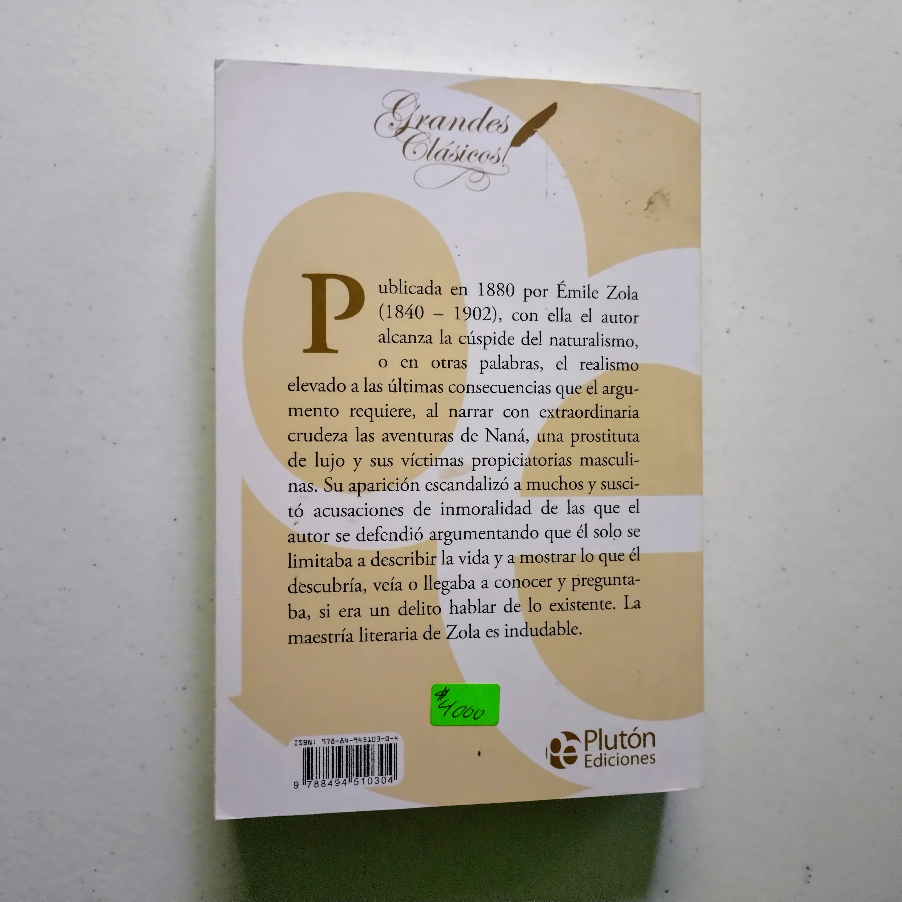 Naná, Émile Zola, nuevo 2