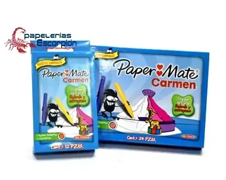 Crayolas carmen 24 colores delgados 4