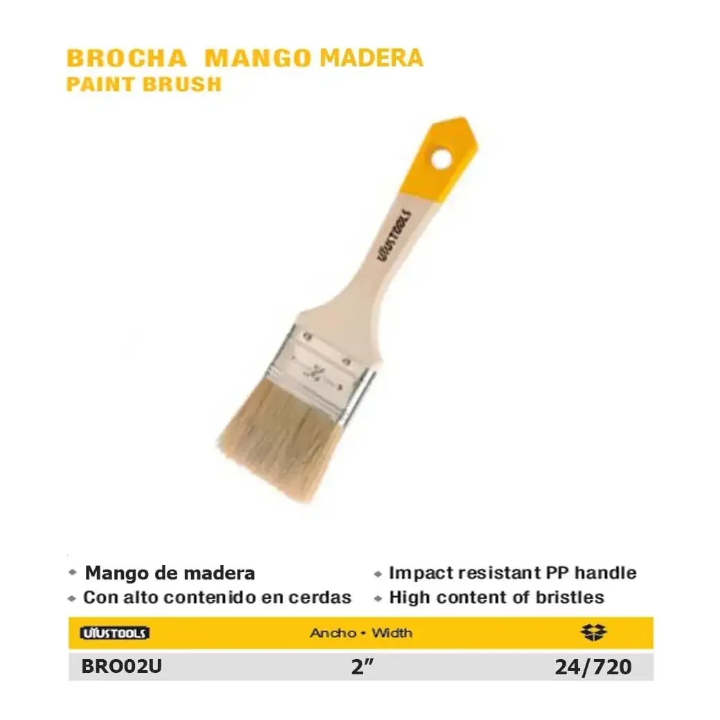 BROCHA M/Madera UYUST 2" ***