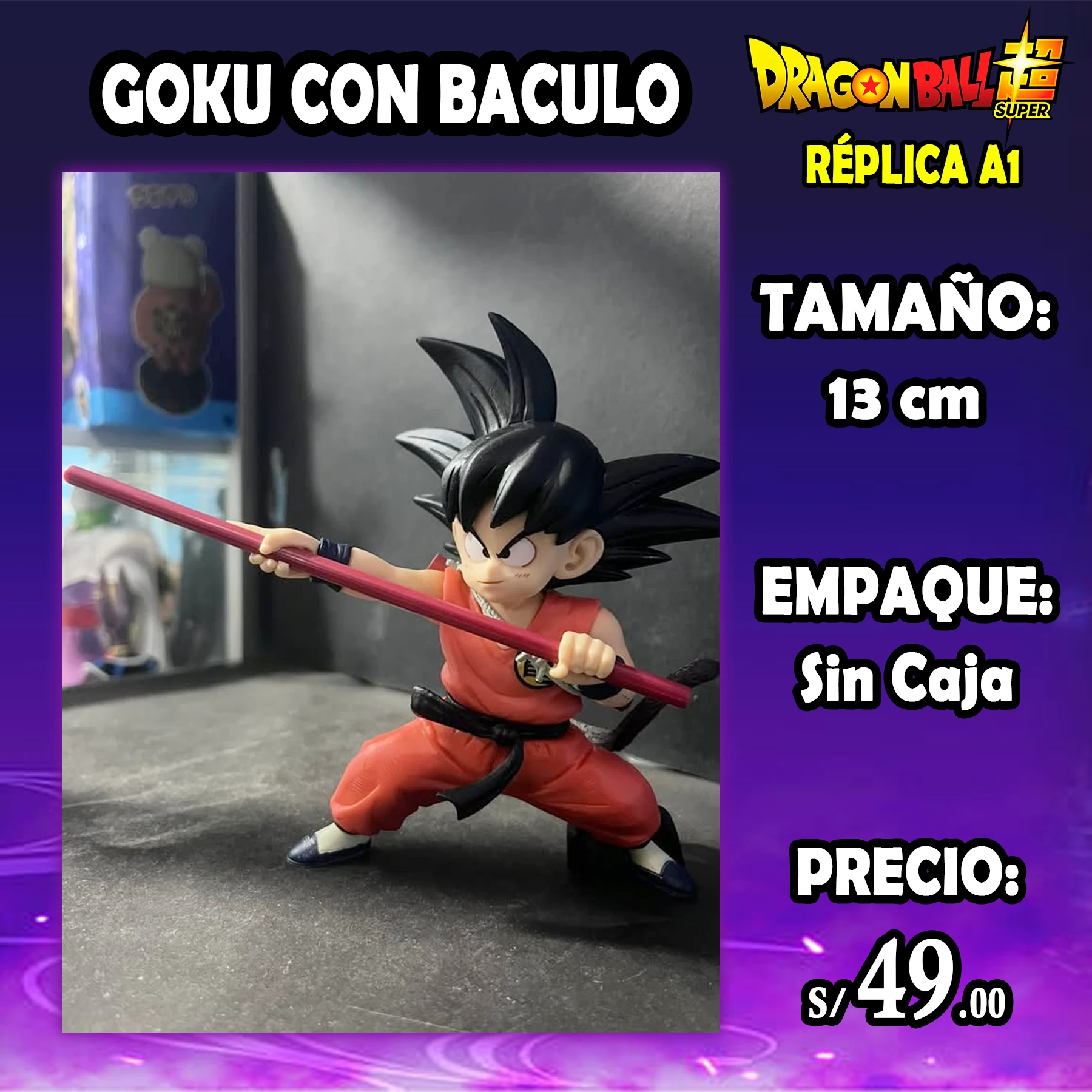 Goku con Baculo