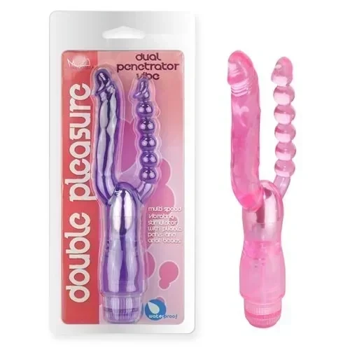 Vibrador Doble Penetracion Anal Vaginal