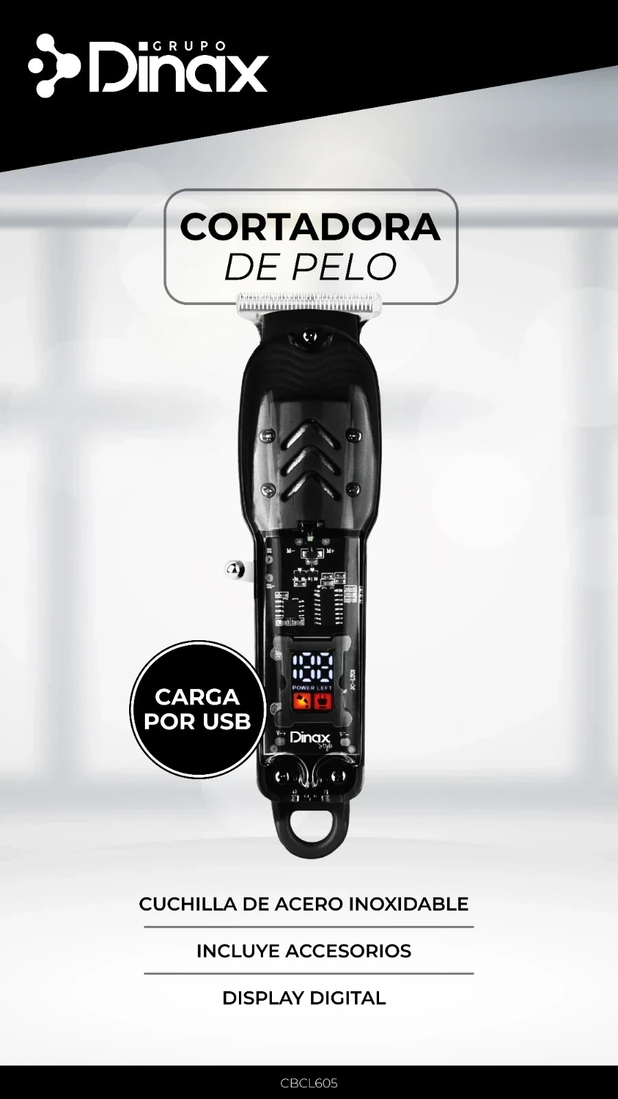 CORTADORA DE PELO DINAX STYLE