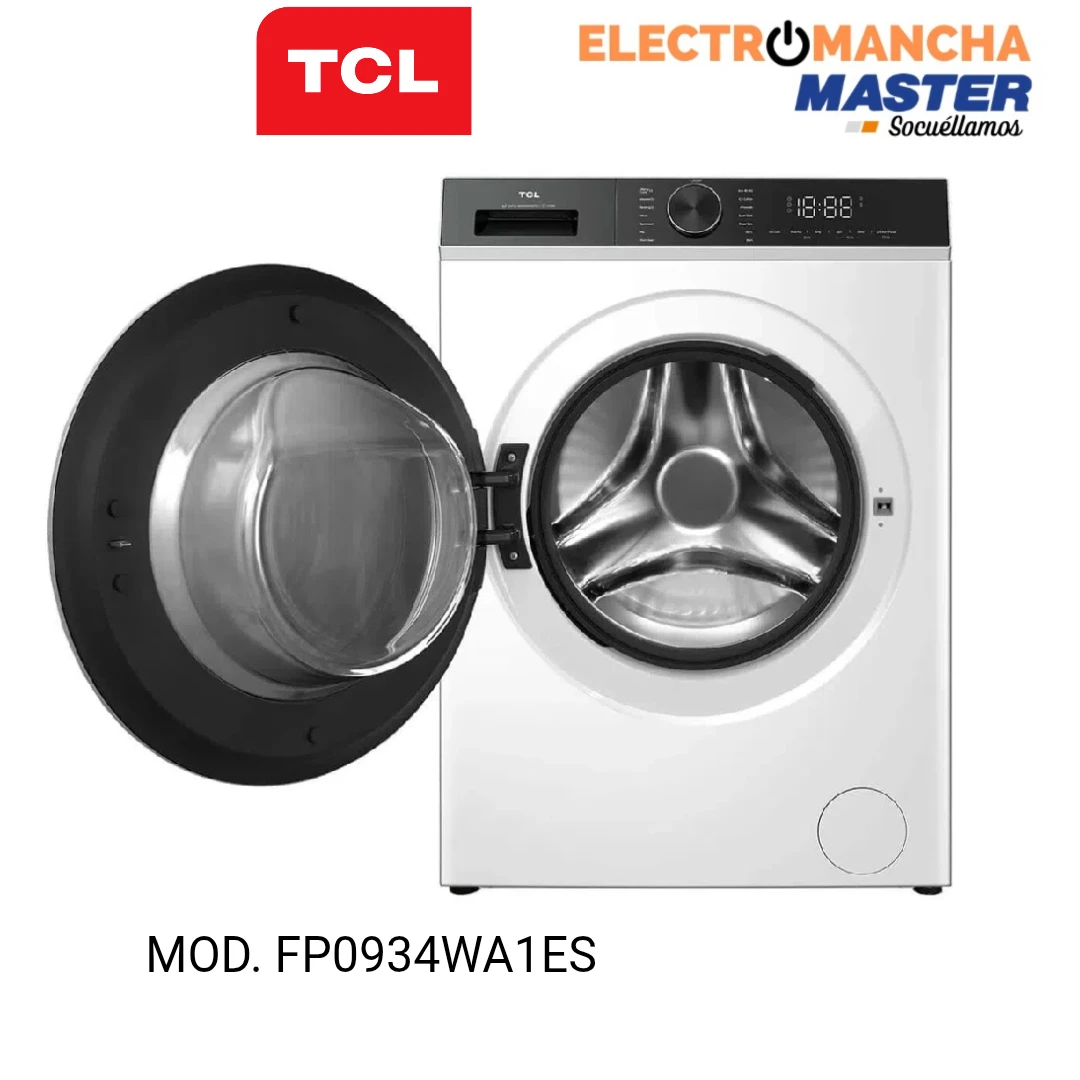 LAVADORA TCL FP0934WA1ES 9 KG. 1400 RPM. CLASE A  5