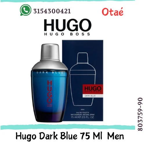 Hugo Dark Blue 75 Ml  Men