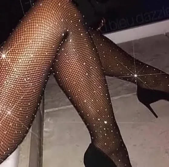 Medias con Strass con aberturas