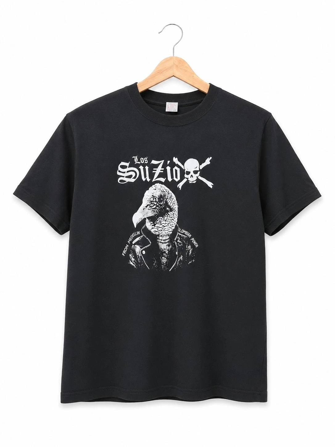 camiseta estampada hombre los suziox