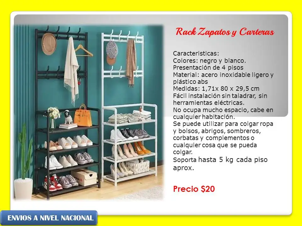 Organizador de carteras y de zapatos 4