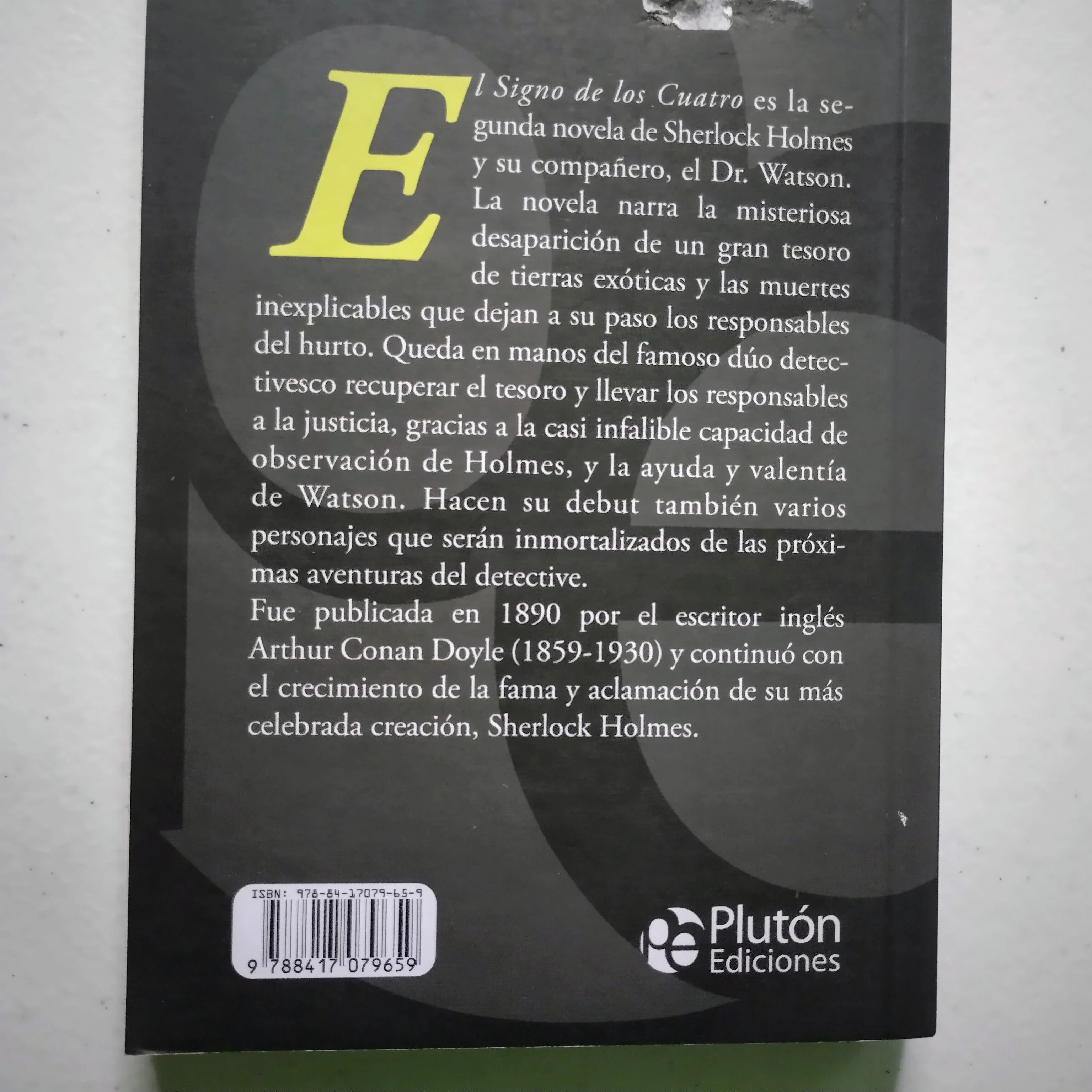 El signo de los Cuatro, Arthur Conan Doyle, nuevo 2
