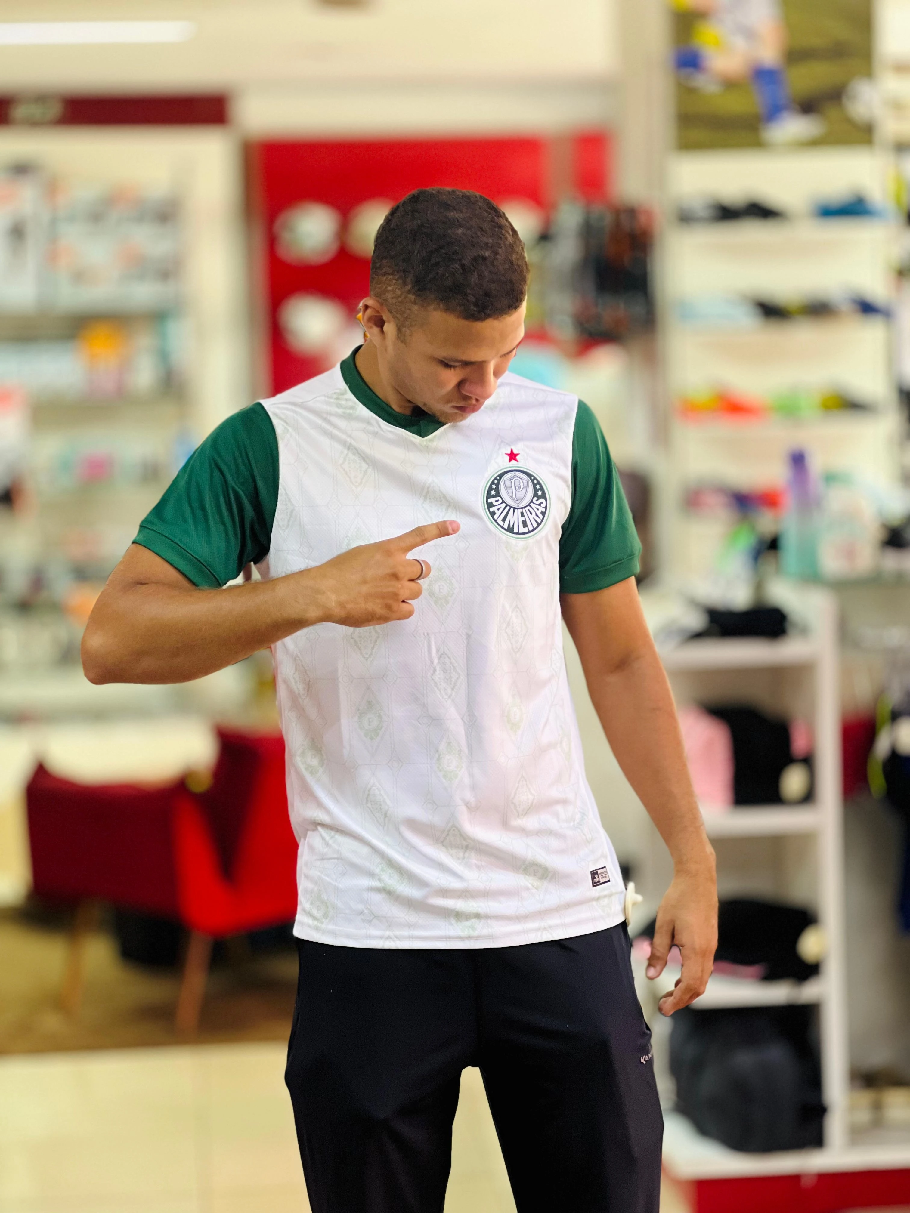 CAMISA PALMEIRAS RÉPLICA BRANCA  2