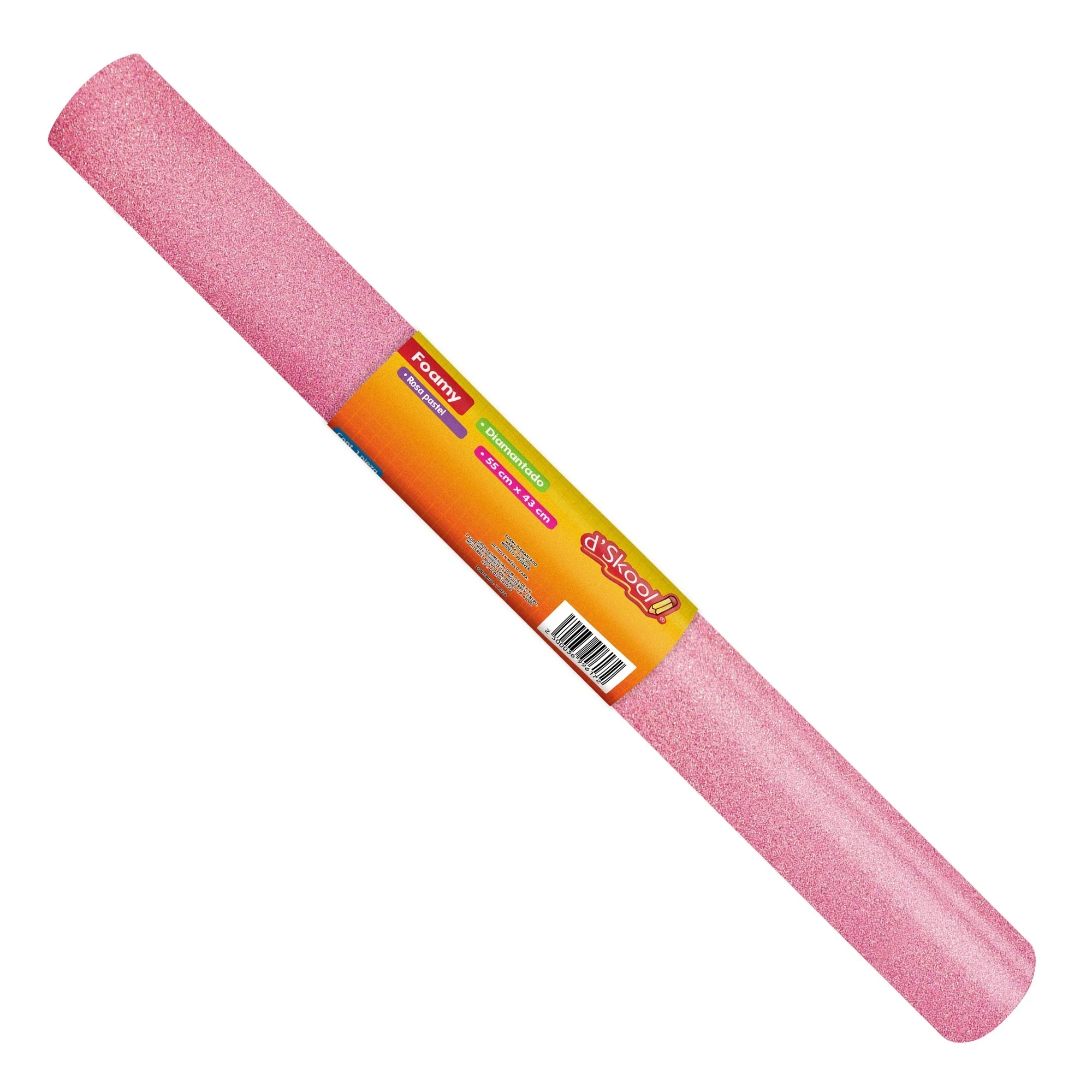 Foamy rosa pliego diamantado 55x43