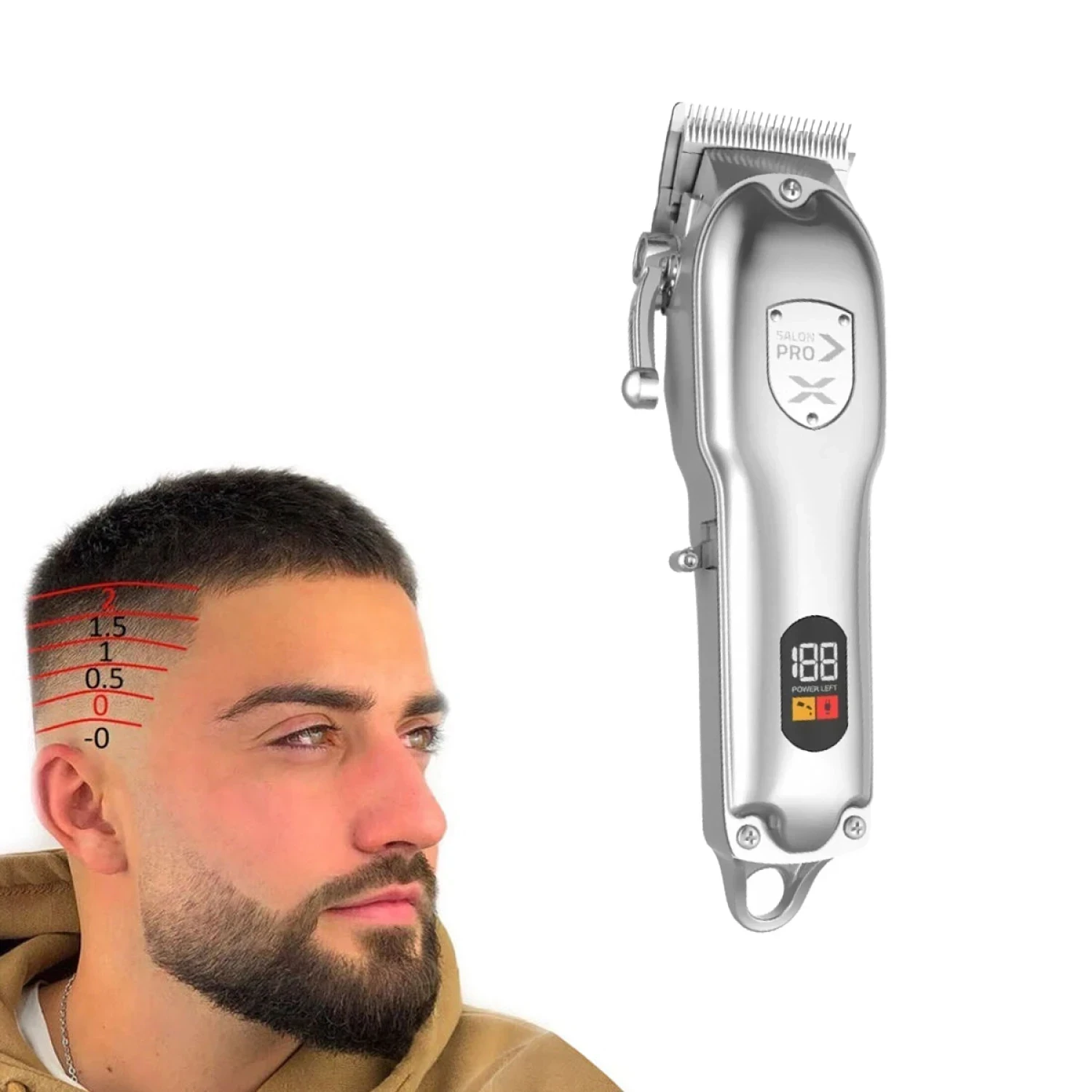 Corta Pelo Profesional Inalambrica 𝙓𝙄𝙊𝙉 2