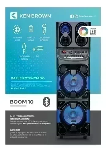 PARLANTE KEN BROWN BOOM 10