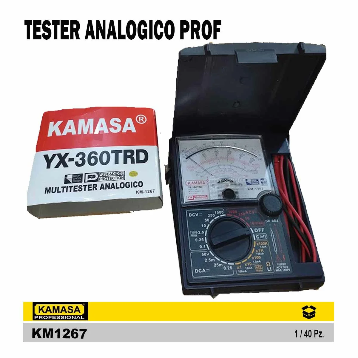 TESTER ANALOGICO PROF KM 