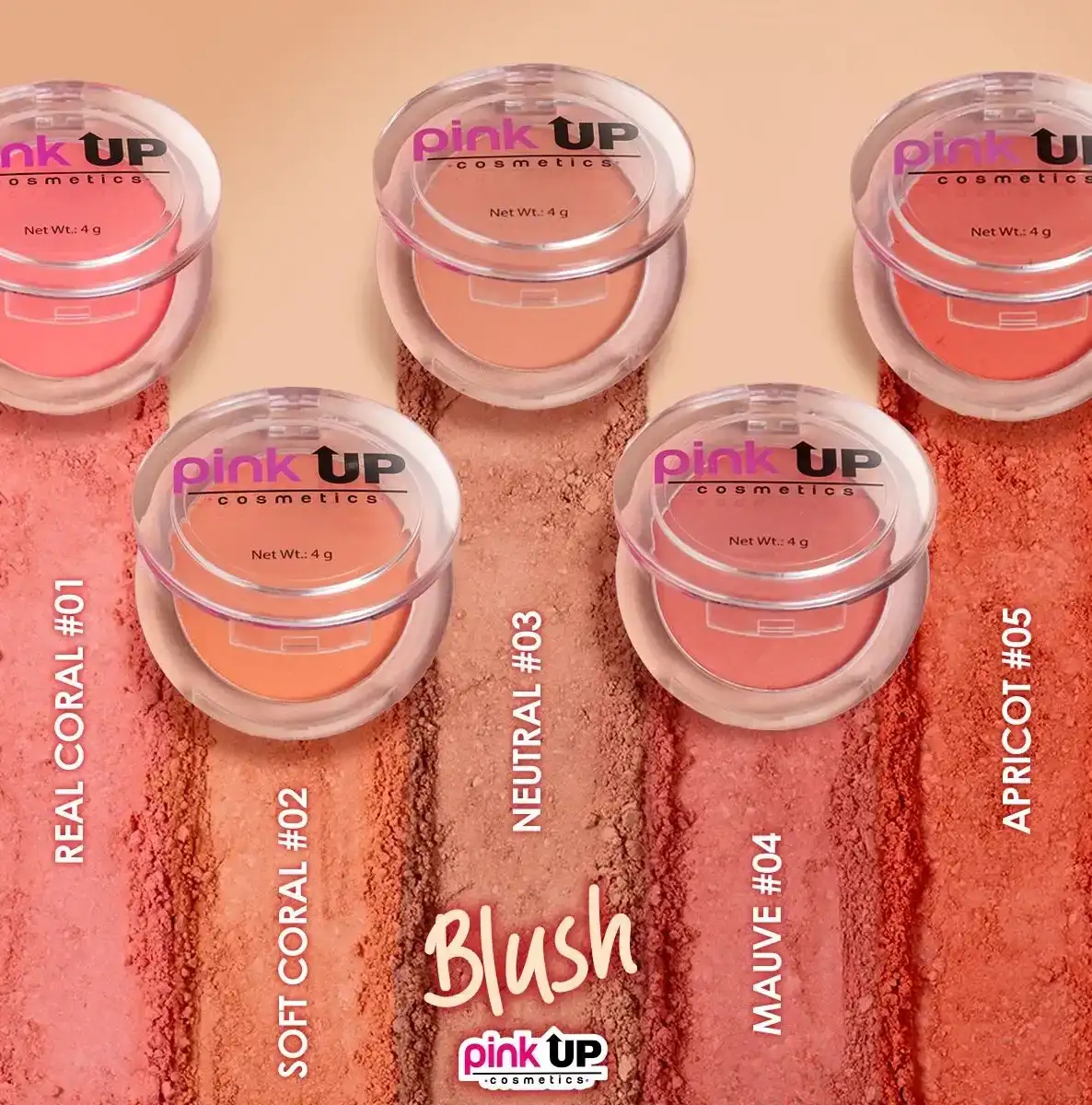 Blush rubor pink up 5