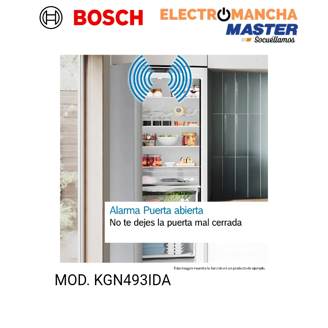 FRIGO COMBI BOSCH KGN493IDA 2,03*70 INOX NF CLASE D  8