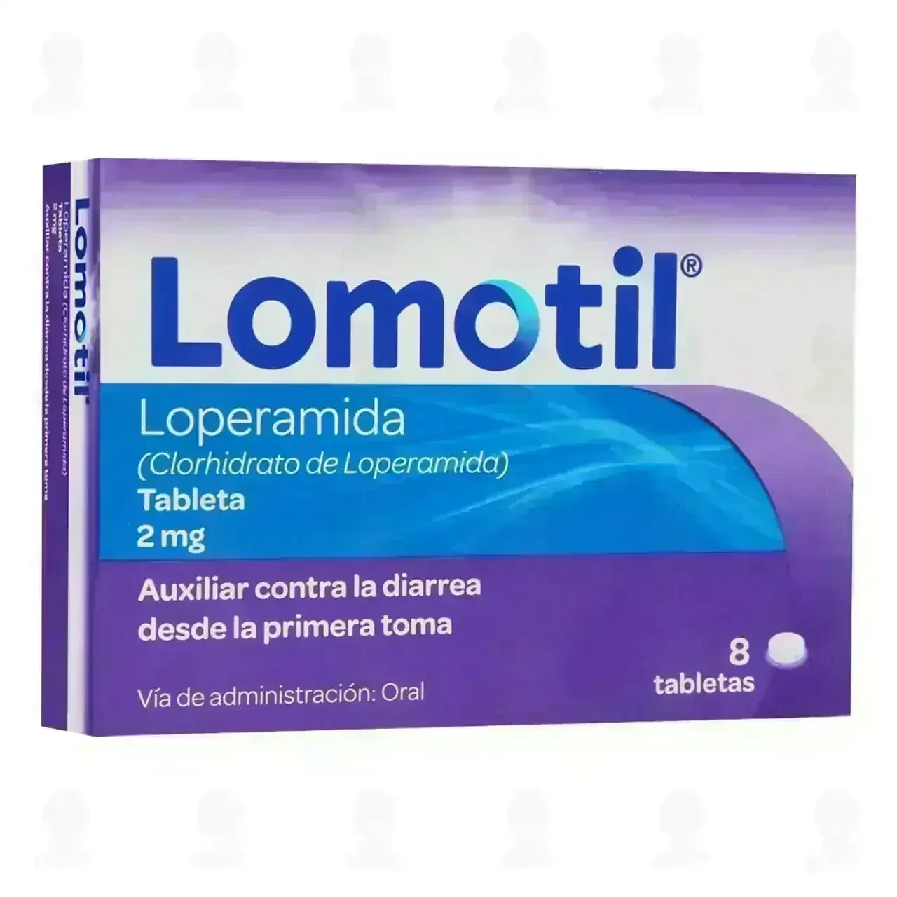 Lomotil 2 mg, 8 Tabletas.