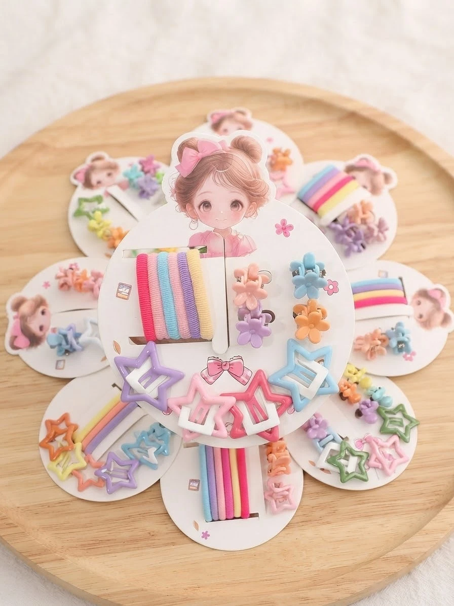 Paquete de 12 cartones de accesorios para cabello 2