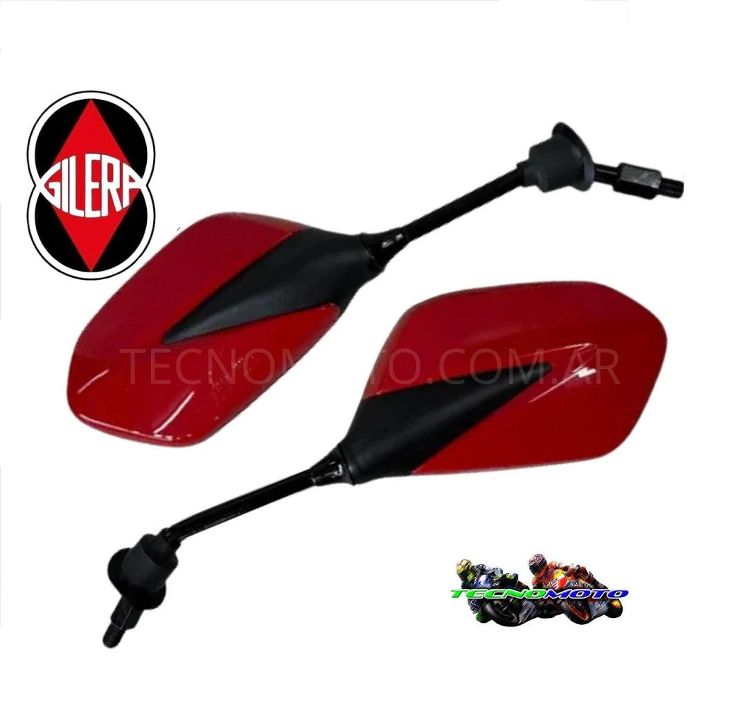 ESPEJO GILERA 110 SMASH 2025 ROJO  -50066