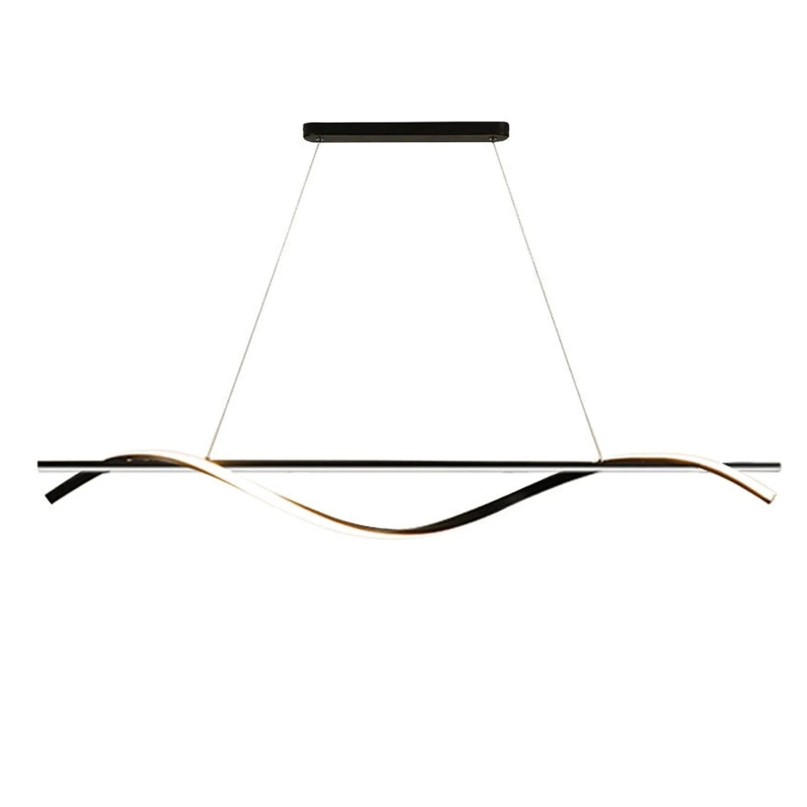 LAMPARA COLGANTE LED 30W 3000K-4000K-6500K CCT 1M COLOR NEGRO 85-265V 3