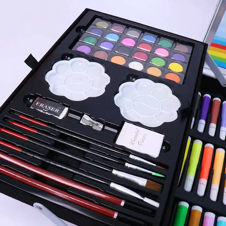 SET DE PINTURAS MALETA ARTÍSTICA 145 PIEZAS  4