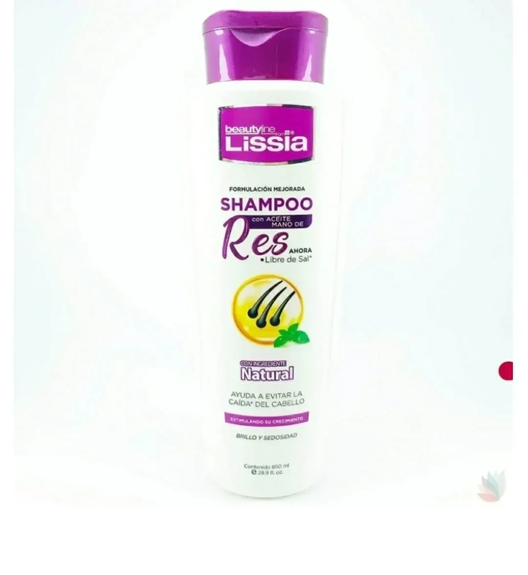 lissia shampoo tarro x850 mano de res