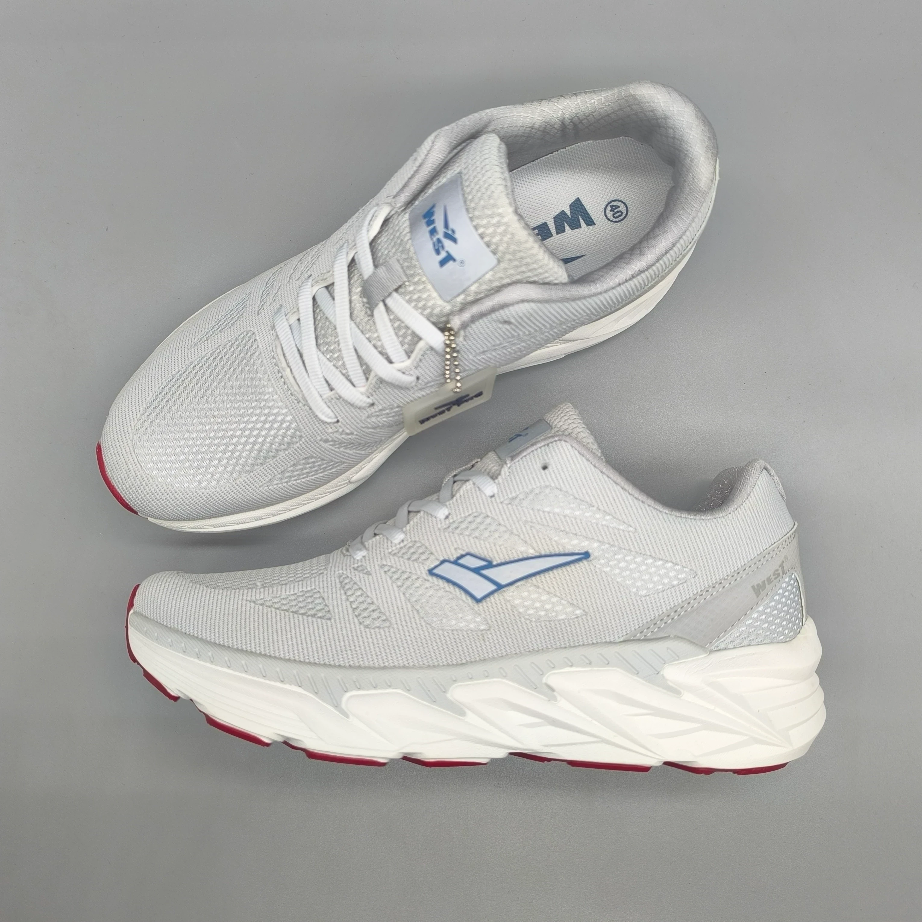 WEST DE HOMBRE LT GREY/WHITE/RED 6