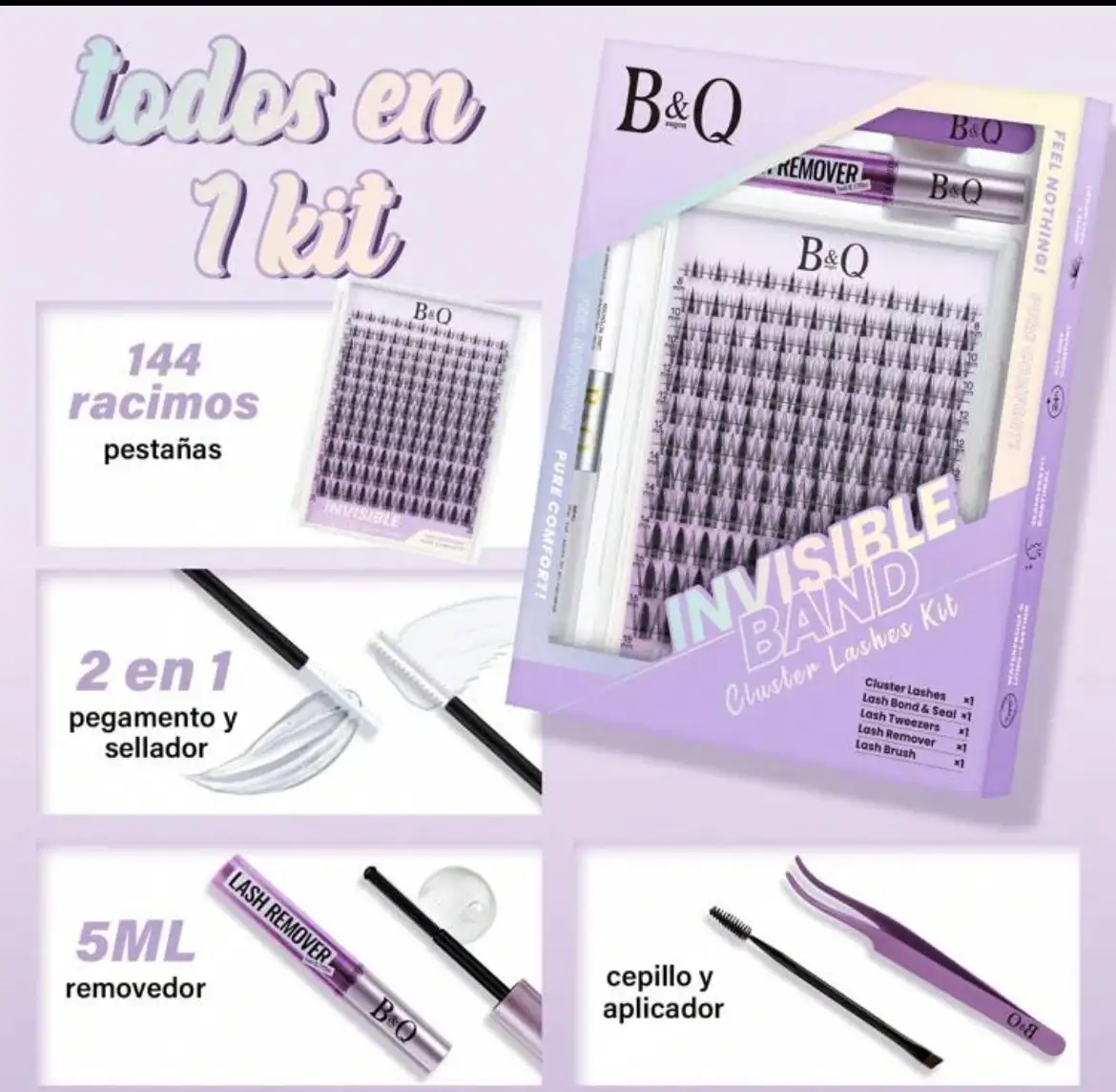Pestañas 1x1 B&Q 6