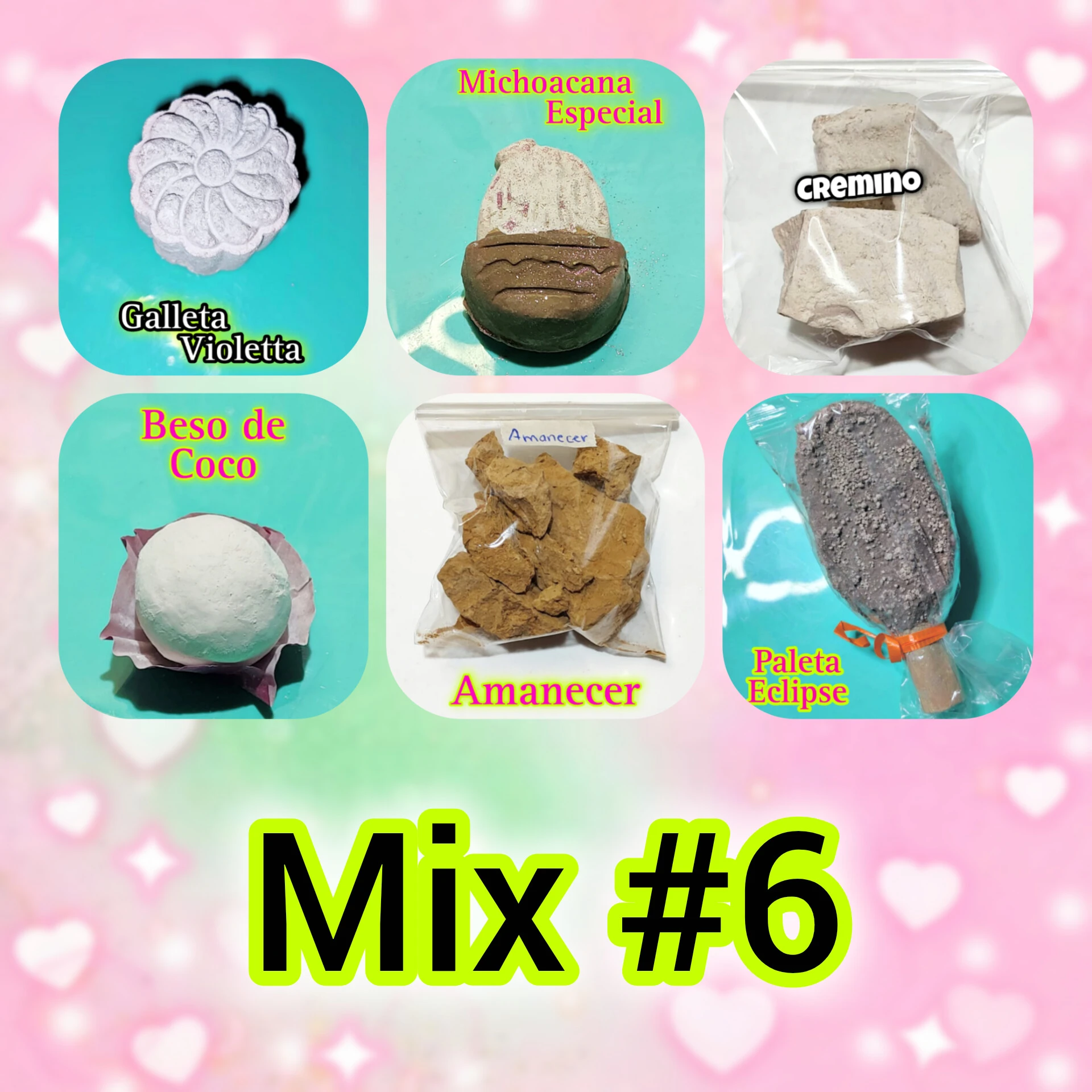 MIX #6 (6 piezas)
