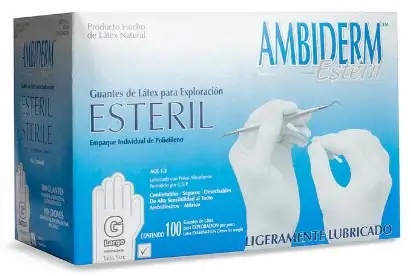 Guante exploración esteril ambiderm 