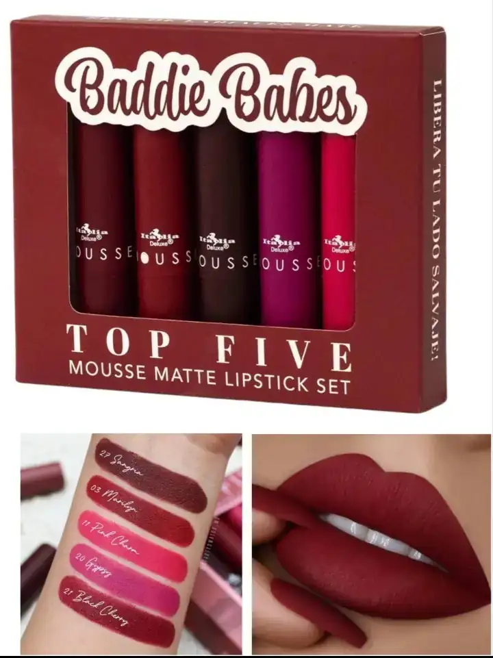 Baddie Babes Mousse Matte Lipstick Set 2