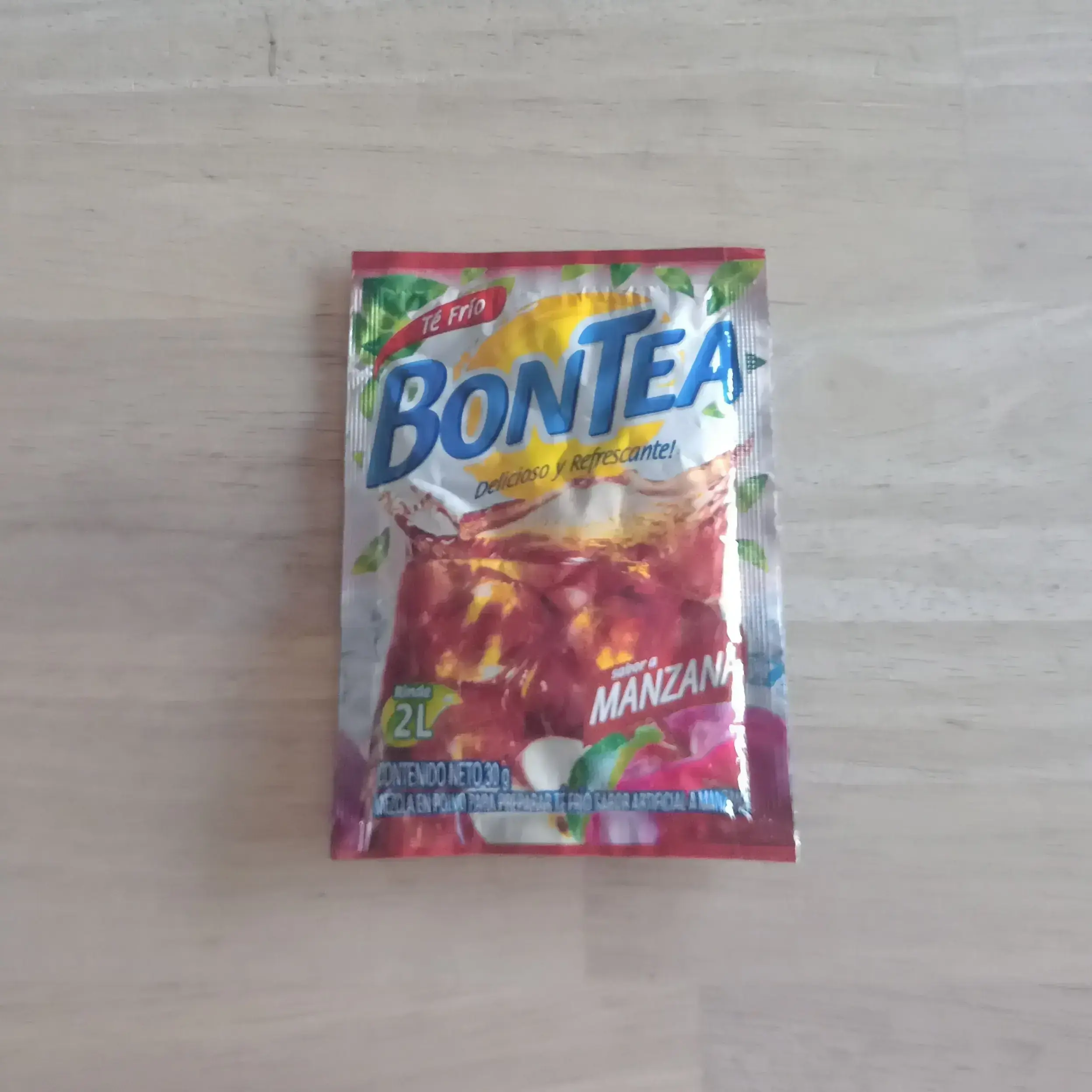 Té frio Bontea  sabor a manzana 30 g
