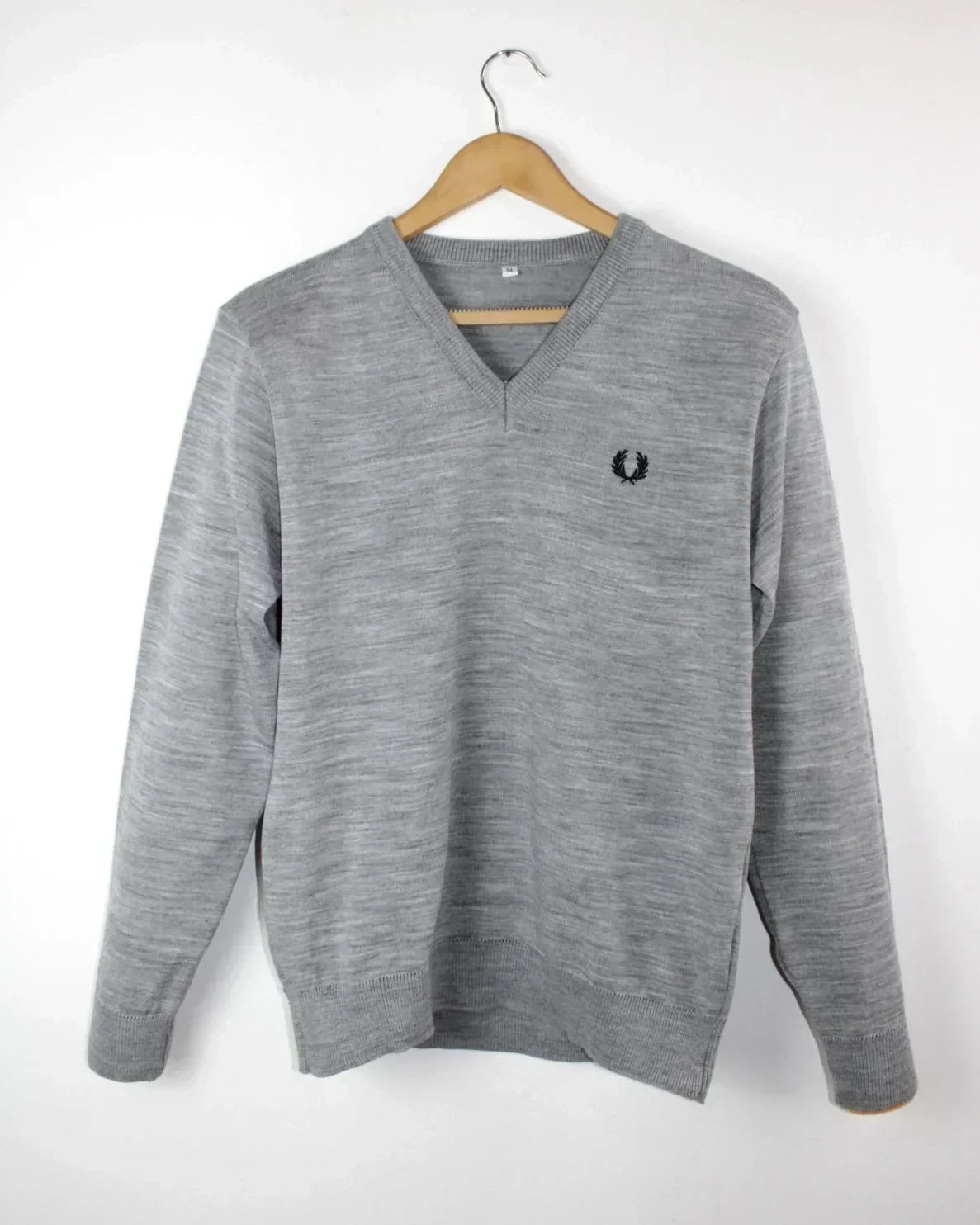Jersey tejido gris jaspe  2