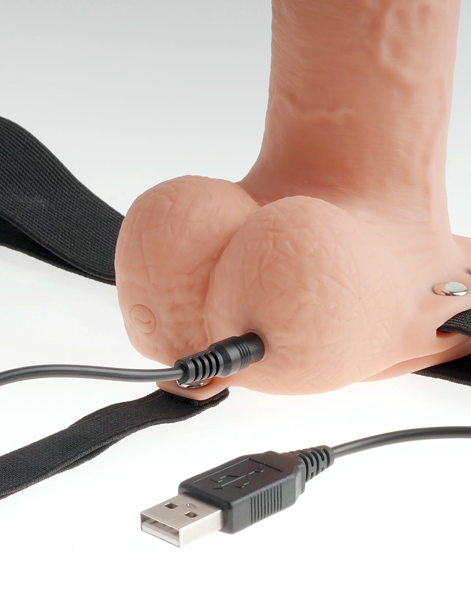 6" Hollow Strap-On with Remote 5