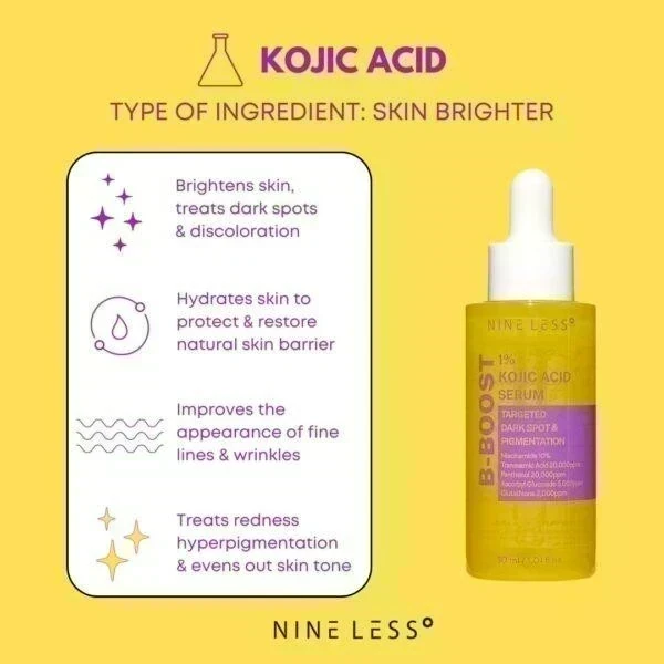  NINELESS - B-Boost 1% Kojic Acid Serum [30ml] 2