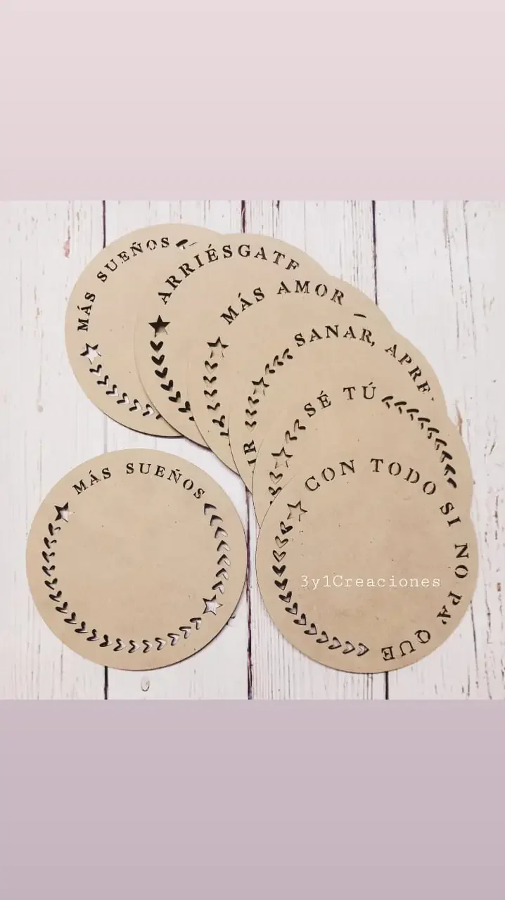 PLATO DE SITIO CORAZONES CON FRASE
