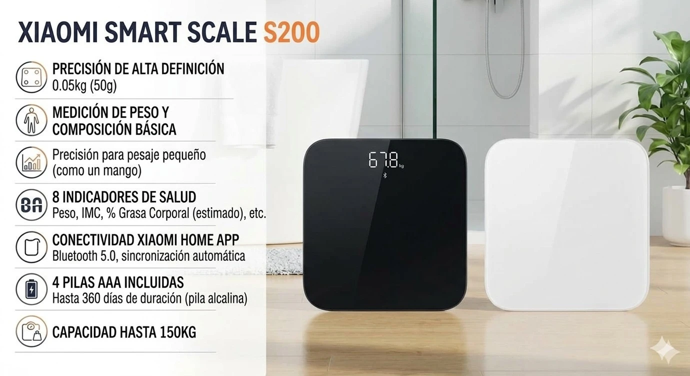 BALANZA XIAOMI SMART SCALE S200