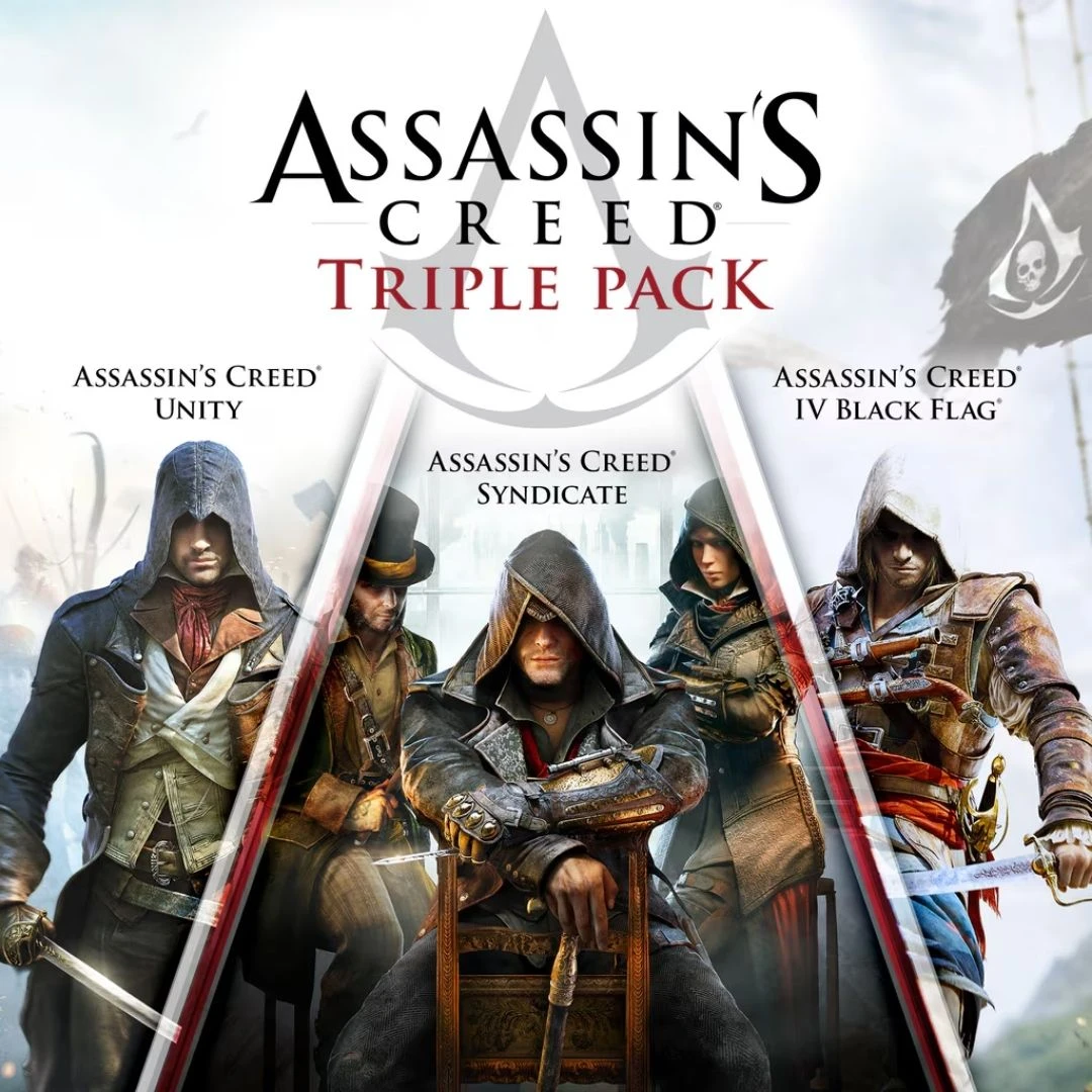 ASSASSINS CREED TRIPLE PACK BLACK FLAG-UNITY-SYNDICATE